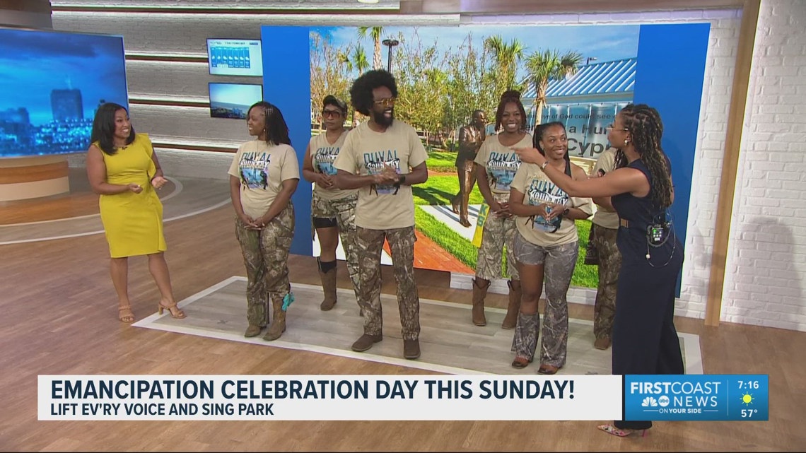 Emancipation Celebration Day to be held at Jacksonville's Lift Ev'ry Voice and Sing Park Sunday