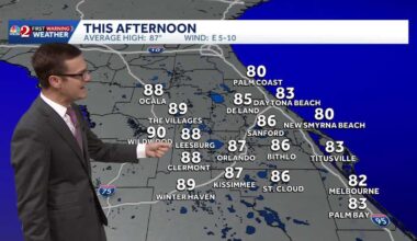 Heat builds through week; records possible in Central Florida