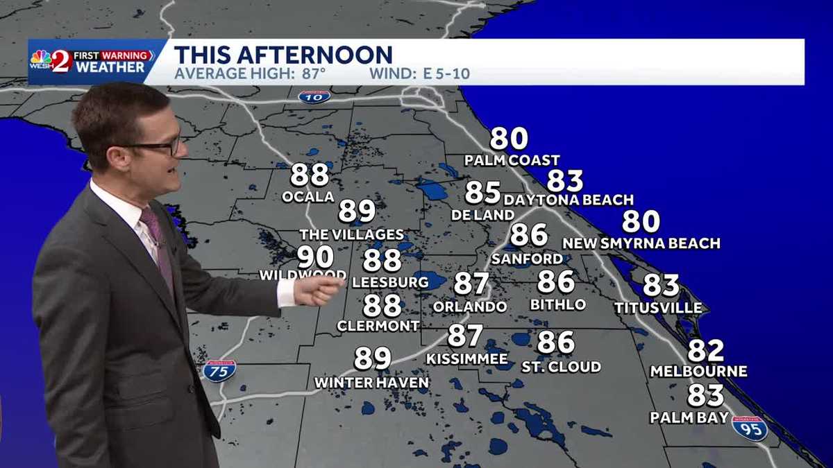 Heat builds through week; records possible in Central Florida