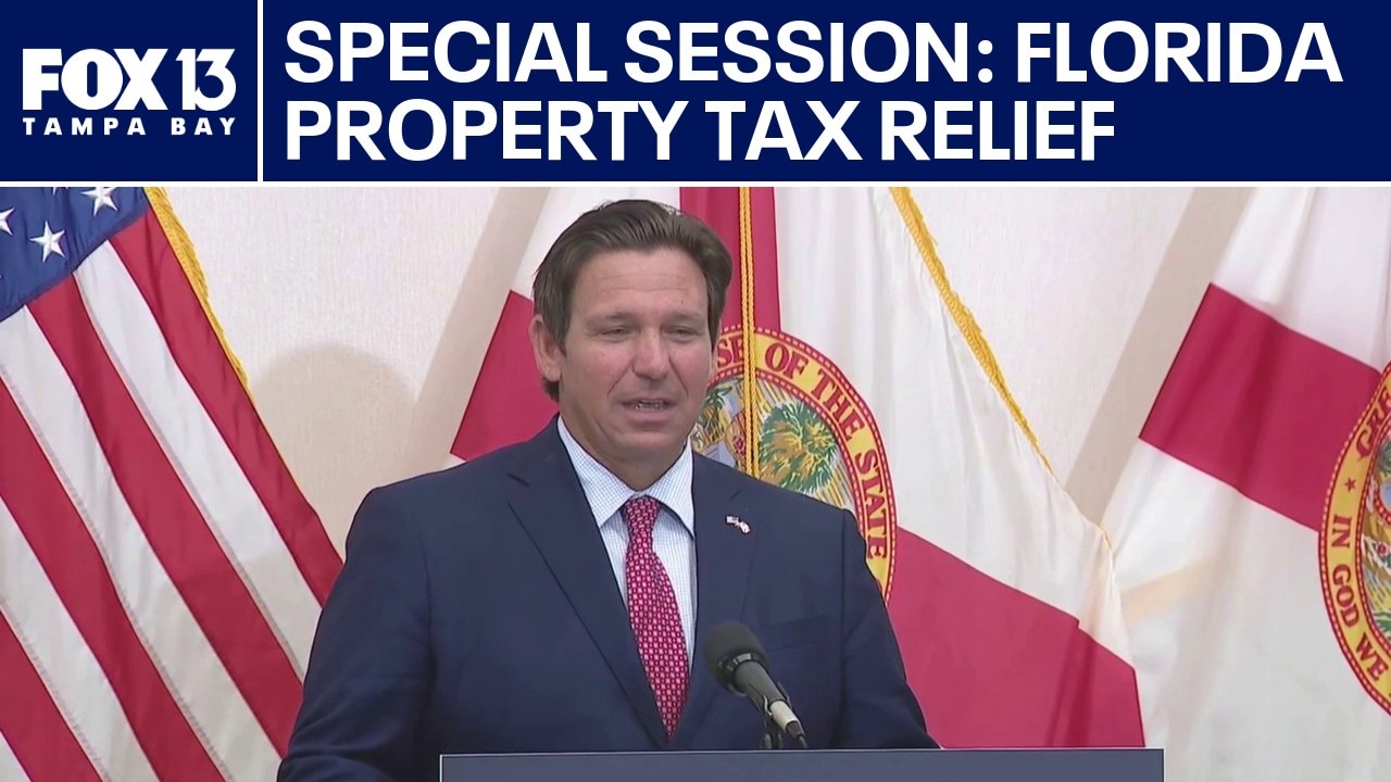 Governor DeSantis announces special legislative session