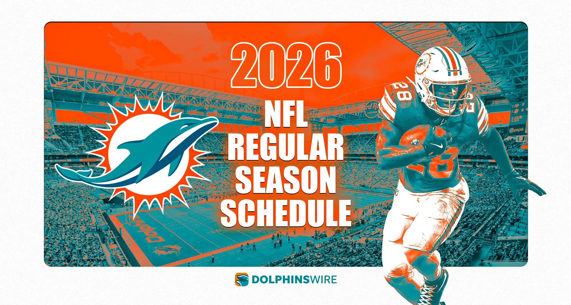 Miami Dolphins 2026 schedule: Dates, times for every game
