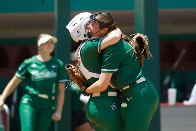 Stetson softball beat Florida State, 8-3, in the NCAA Tallahassee Regional at JoAnne Graf Field on Friday, May 15, 2026.