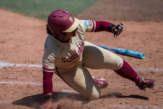 The UCF Knights defeated the Florida State Seminoles 4-2 in the final game of the NCAA Tallahassee regional finals Sunday, May 17, 2026.