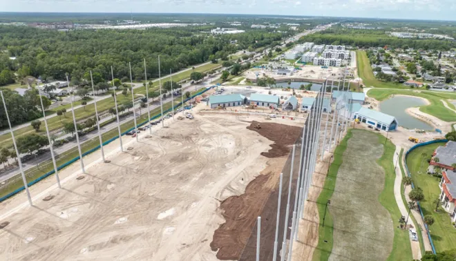 Construction is well underway on The Gate Golf Club in Golden Gate. It will be a new public golf and entertainment venue in Collier County.