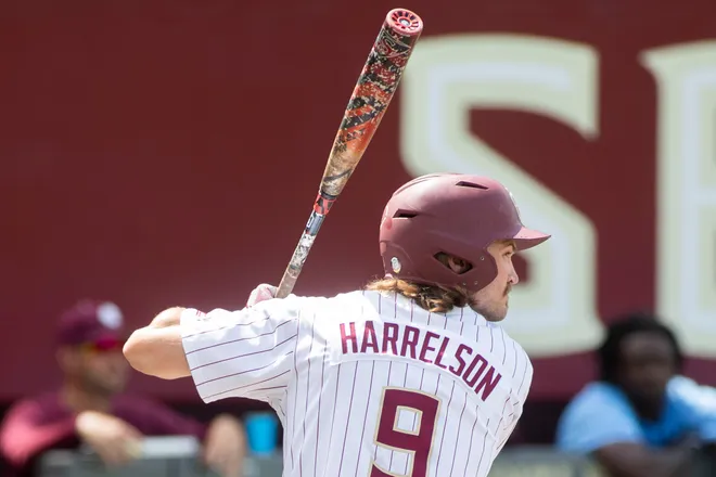 Florida State baseball competes in a first round Tallahassee Regional game against Bethune-Cookman for the NCAA College World Series at Dick Howser Stadium Friday, May 30, 2025.