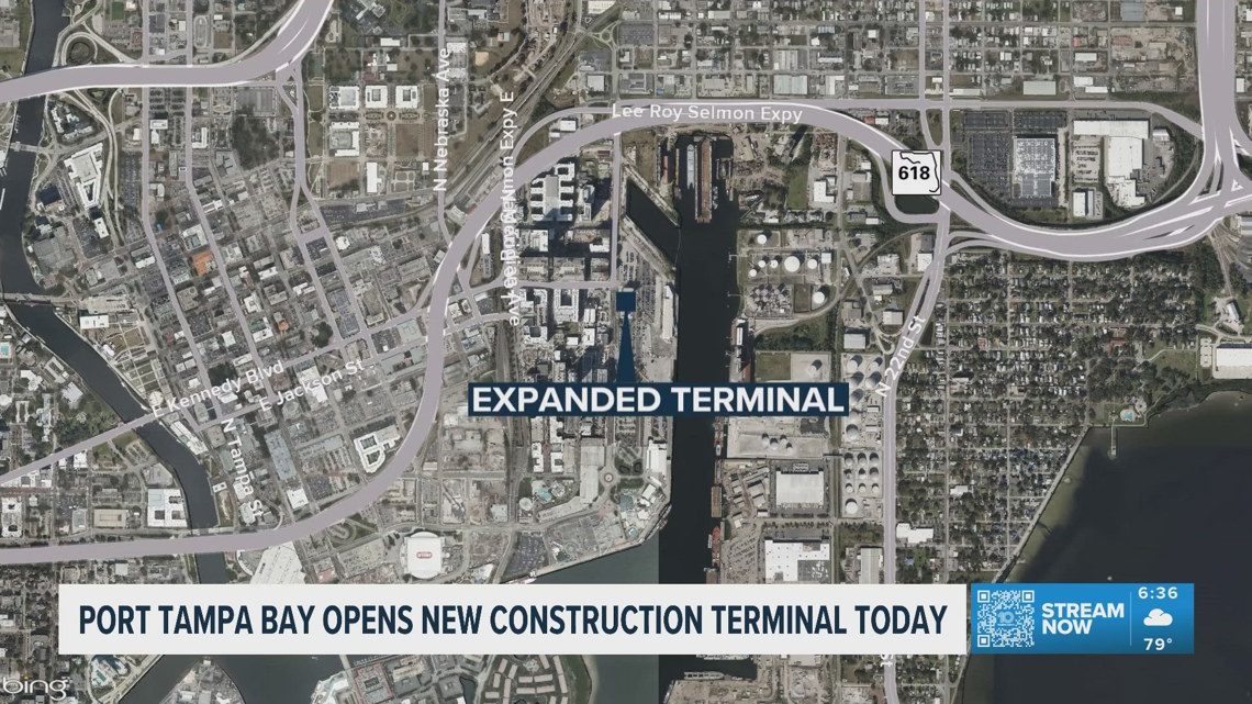 Port Tampa Bay opens new construction terminal on Wednesday