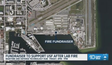 After USF lab fire in St. Pete, SPID and council member will host a fundraiser to help