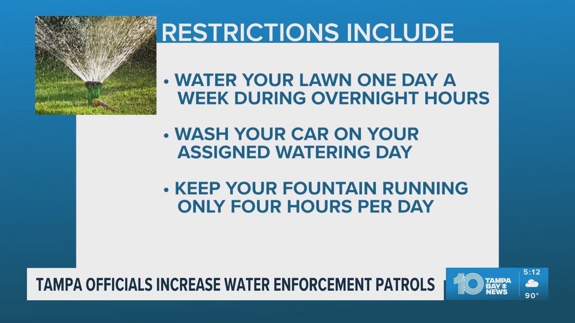 Tampa officials increase water enforcement patrols