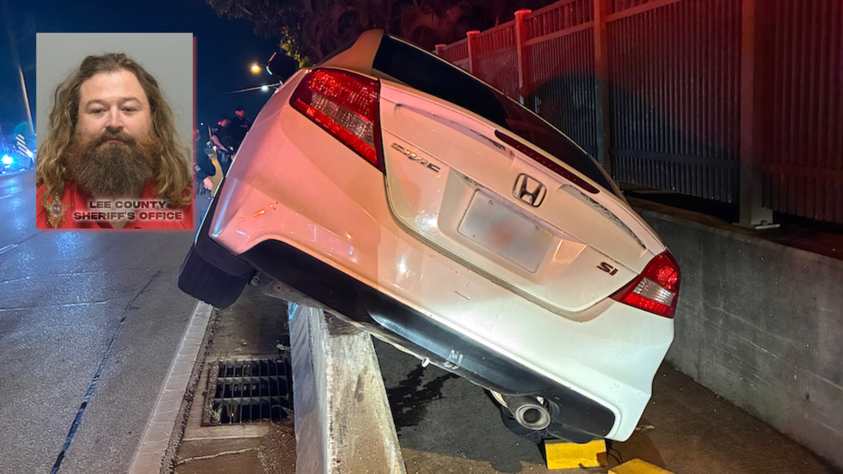 Man runs from scene of Cape Coral Pkwy crash while holding bottle of rum, officers say