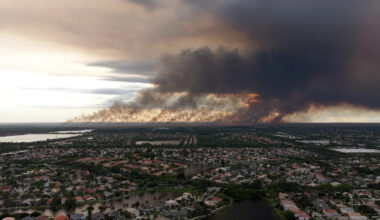 See map of wildfires burning in Florida