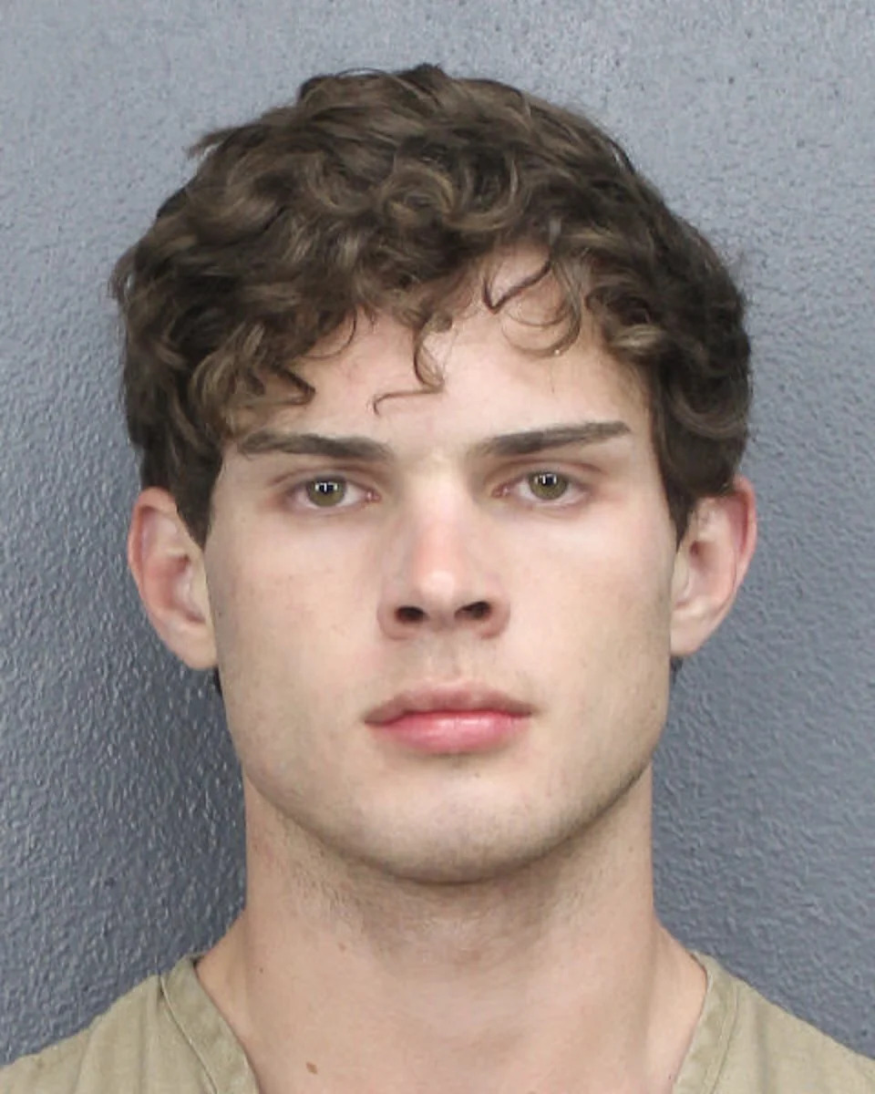 Clavicular, real name Braden Peters, was arrested in Florida on March 26 on an assault charge (Broward County Sheriff's Office)