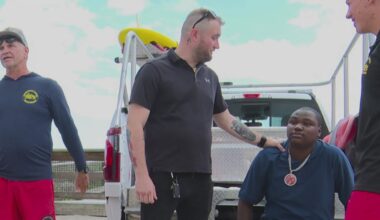 19-year-old reunites with rescuers after nearly drowning in Jacksonville Beach