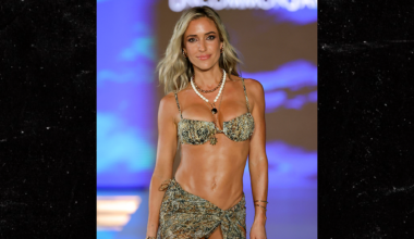 Kristin Cavallari Stuns in Snakeskin Bikini at Miami Swim Week