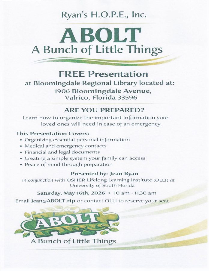 ABOT Bloomingdale Flyer