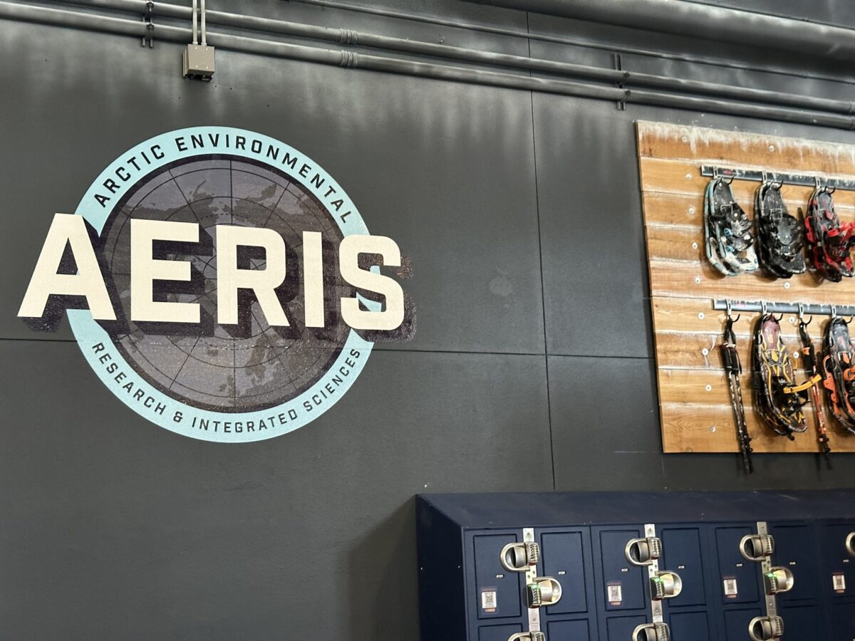 AERIS sign locker area of new Expedition Odyssey