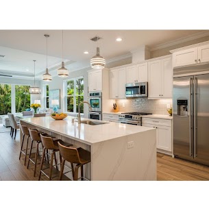 modern kitchen makeover in Florida