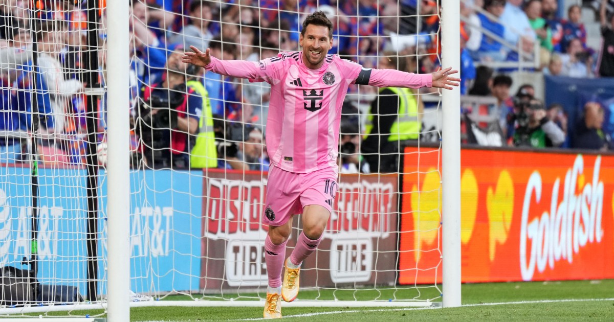 Lionel Messi scores two goals as Inter Miami rally to beat Cincinnati | Football News
