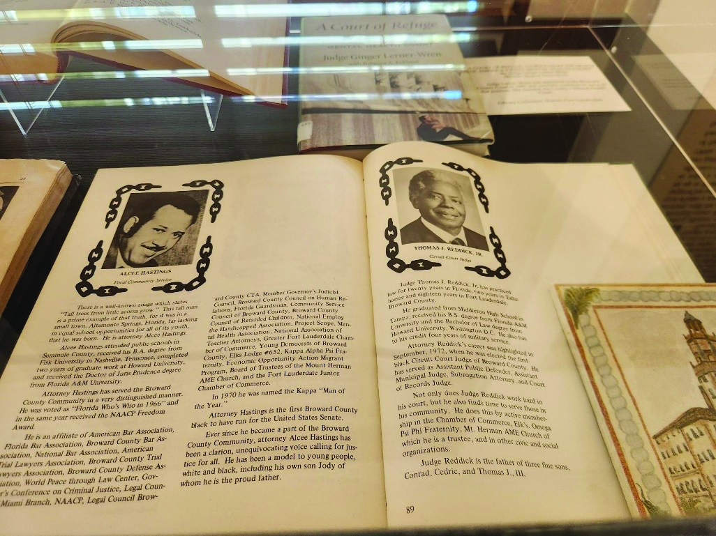 History Fort Lauderdale Presents “Justice From The Sea To The Sawgrass: A History Of The Broward County Judiciary” Free Exhibit On Display From May 1 – 30