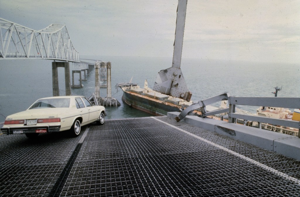 May 9, freighter slams into Tampa Bay bridge, killing 35