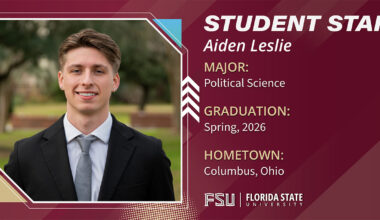 Aiden Leslie - Florida State University News