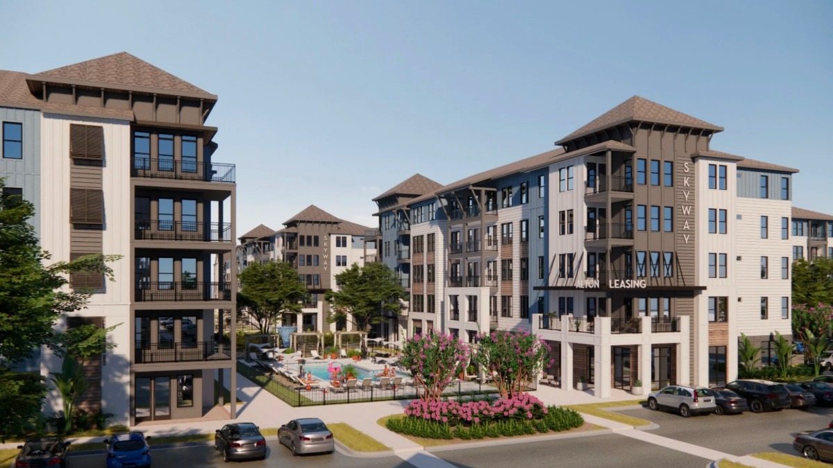 Rendering of proposed 619-unit Skyway Marina apartment development in St. Petersburg