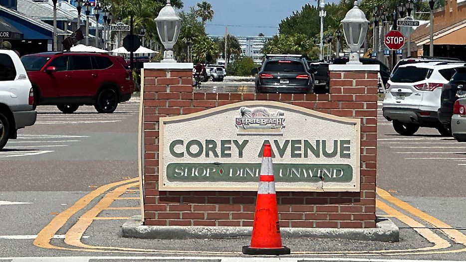 The Corey Avenue business district in St. Pete Beach is home to dozens of shops and restaurants (Spectrum News/Roger Johnson).