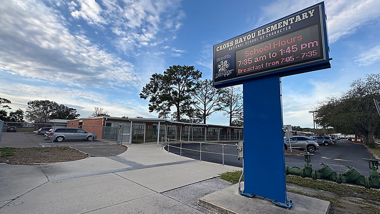 Cross Bayou Elementary School is one of the smallest school zones in Pinellas County (Angie Angers).