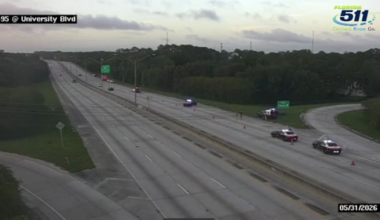 Person dead after being hit by JTA bus on I-95 South