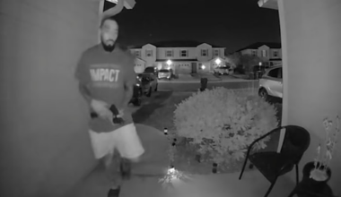 Video shows man accused of kicking in doors to multiple homes point gun at JSO officers before being shot