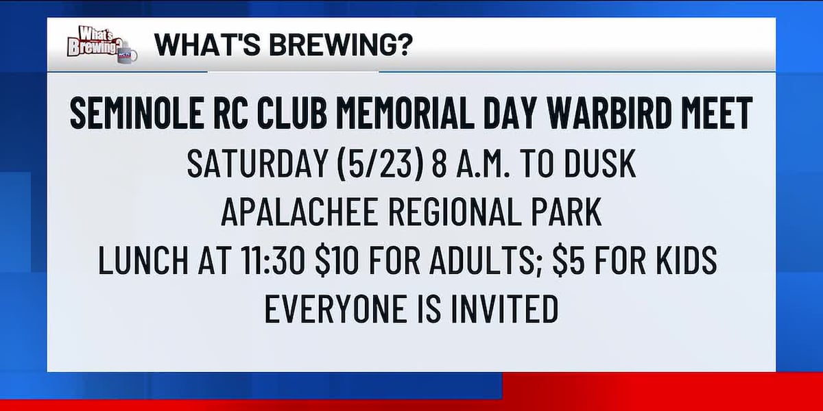 What’s Brewing - Seminole RC Club Memorial Day Warbird Meet
