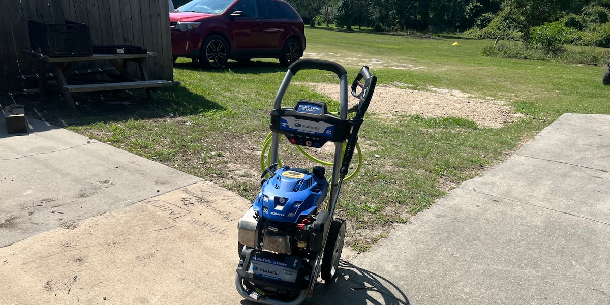 Something Good: Tallahassee business surprised with brand-new pressure washer after recent theft