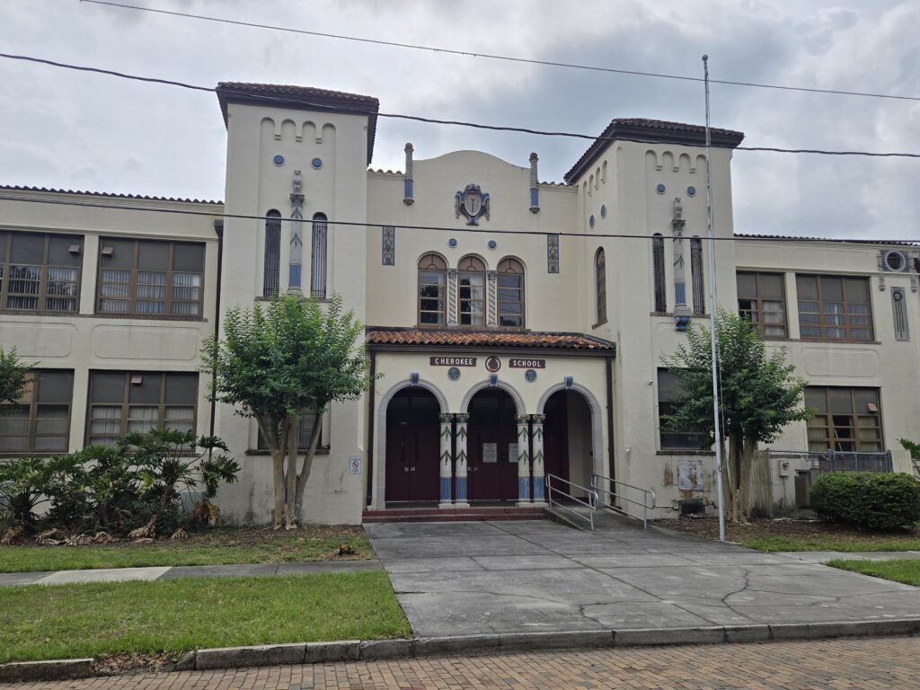a beautiful old school building