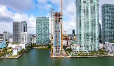 Construction on Terra, One Thousand Group and Major Food Group's Waterfront Edgewater Tower Villa Miami Reaches 37th Floor — PROFILEmiami South Florida Real Estate and Lifestyle