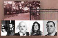 David and Victoria Beckham, Mickey Drexler, Cindy Crawford and Michael Stern