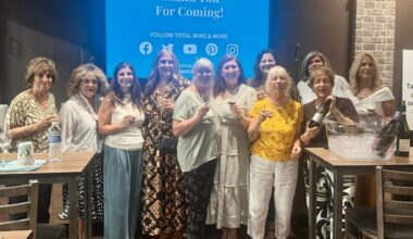 Daughters of Penelope Narcissus Chapter 289 and guests at the wine tasting. Photo: Courtesy of DOP