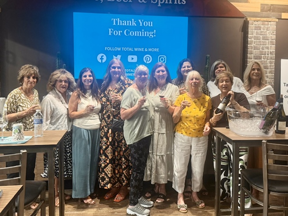 Daughters of Penelope Narcissus Chapter 289 and guests at the wine tasting. Photo: Courtesy of DOP