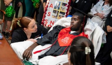 Teen basketball star graduates high school from his Miami hospital bed – Sun Sentinel