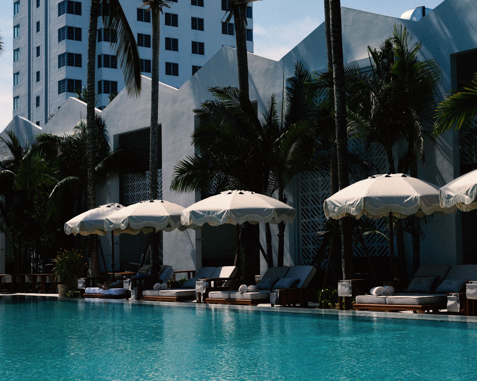 Image may contain Architecture Building Hotel Resort Pool Water Swimming Pool and Summer