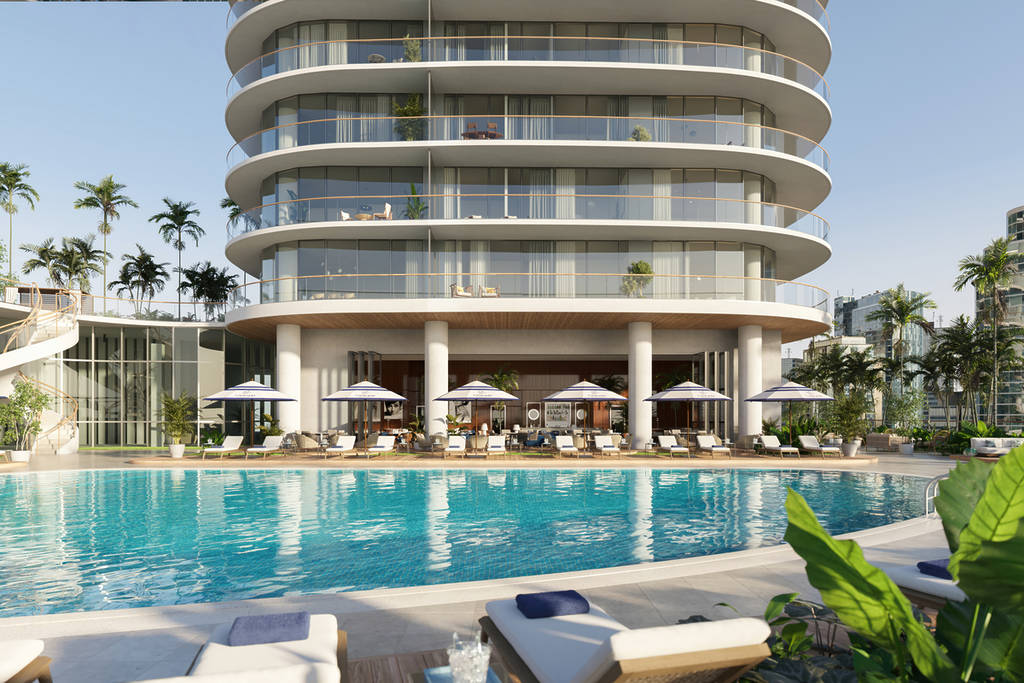 Cipriani Residences Miami exterior pool
