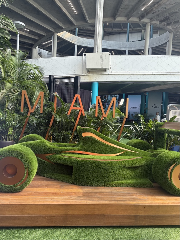 F1 Miami Paddock Club decor