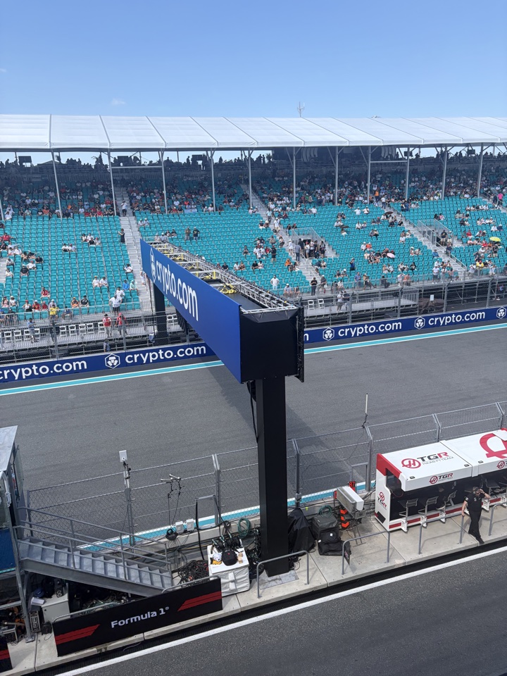 F1 Miami Paddock Club finish line