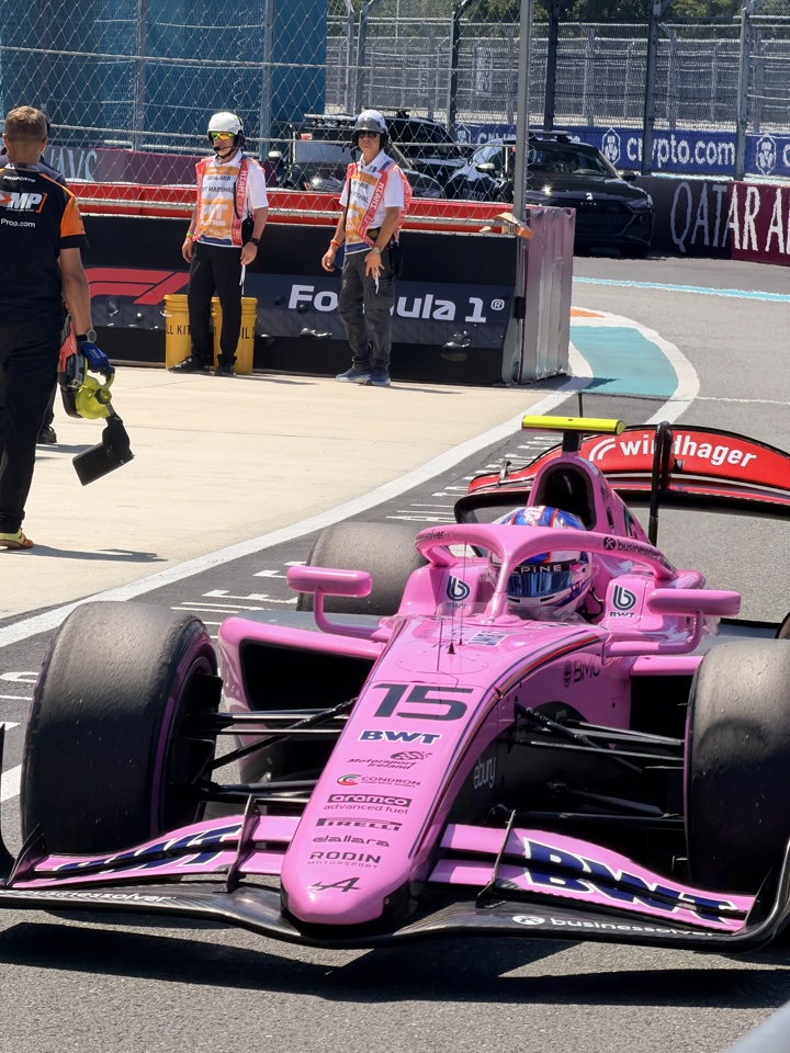 F1 Miami Paddock Club pink