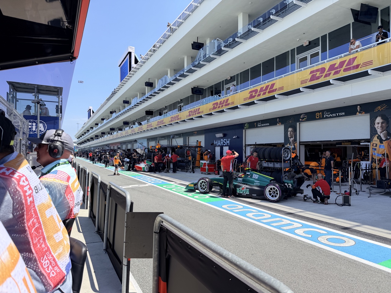 F1 Miami Paddock Club pit walk