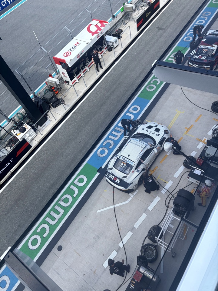 F1 Miami Paddock Club view Porsche