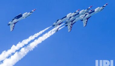 Practice Day at the Fort Lauderdale Air Show in Florida