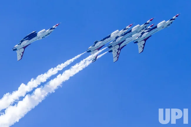Practice Day at the Fort Lauderdale Air Show in Florida