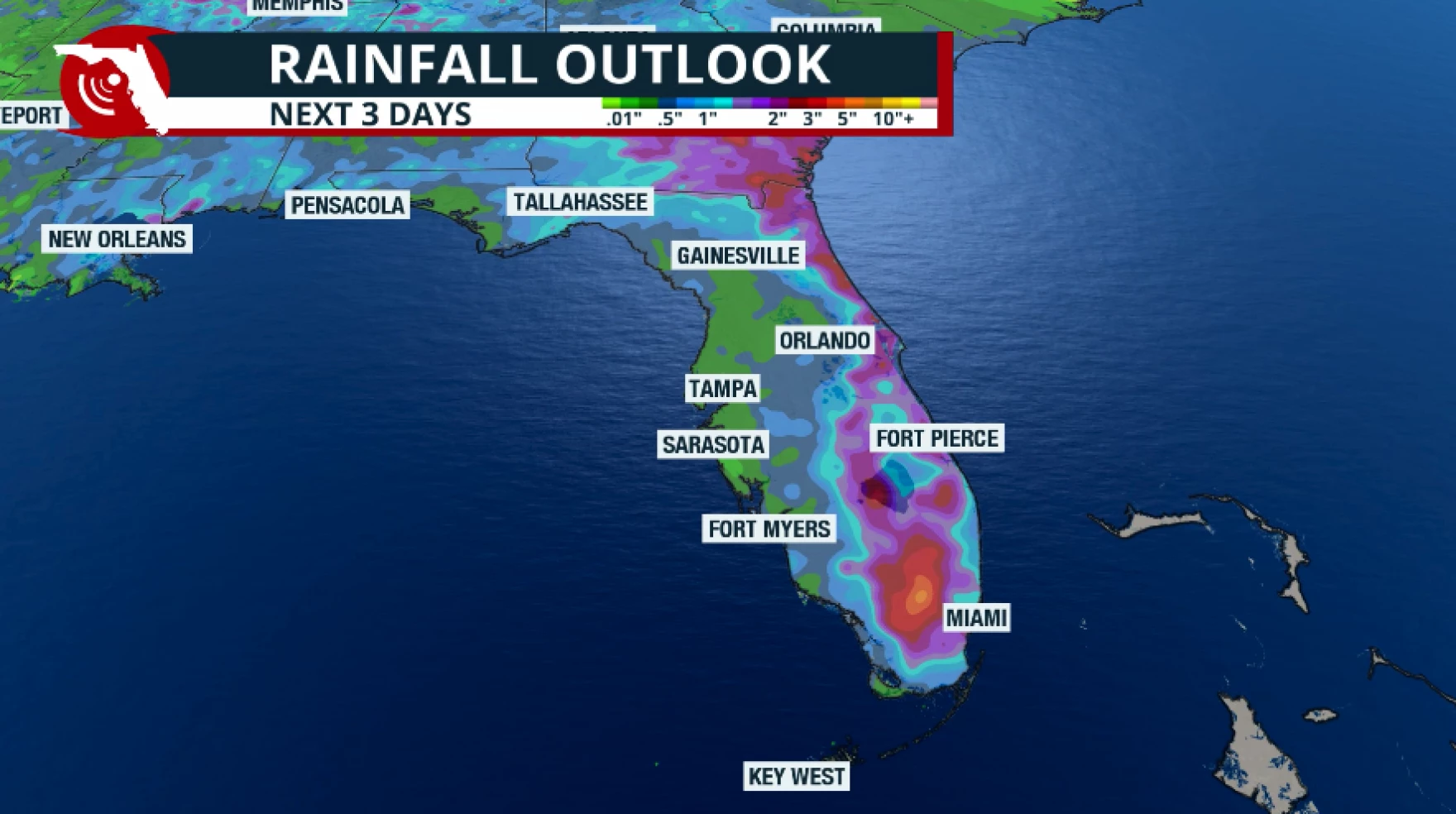 FPREN Florida rain