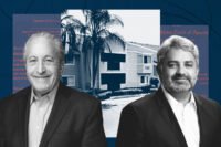Daniel Stermer and Integra’s Paulo Tavares de Melo with Heron Pond condo complex