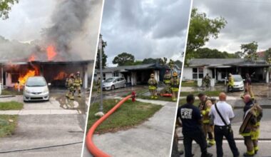 Fort Lauderdale fire displaces five after vehicle blaze spreads – NBC 6 South Florida