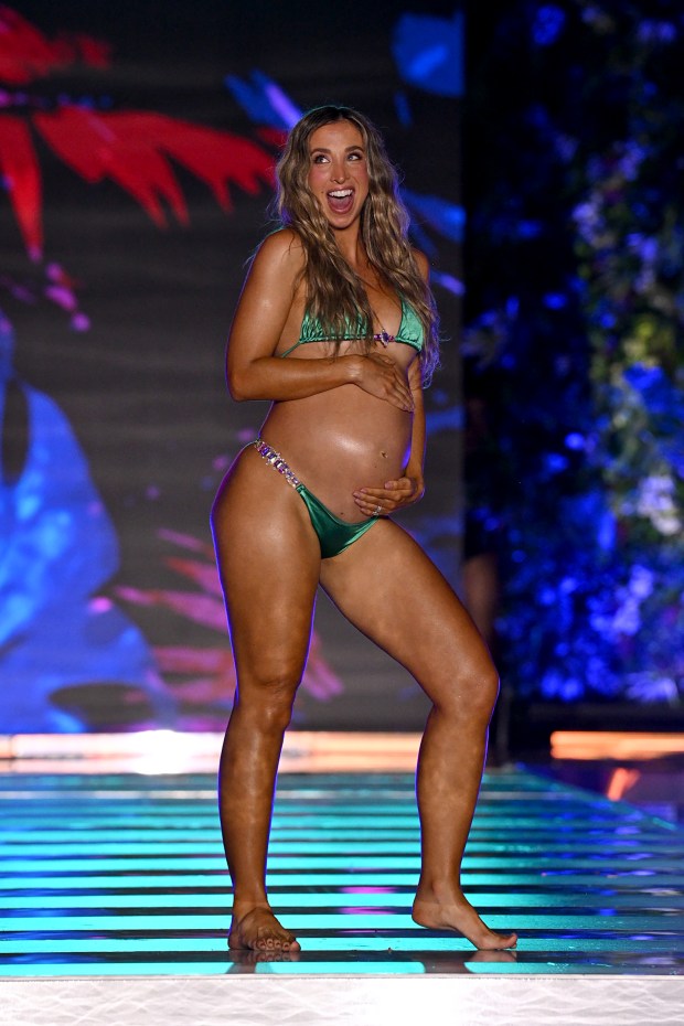 MIAMI BEACH, FLORIDA - MAY 30: Katie Austin walks the runway at the Sports Illustrated Swimsuit Runway Show at W South Beach on May 30, 2026 in Miami Beach, Florida. (Photo by Ivan Apfel/Getty Images)